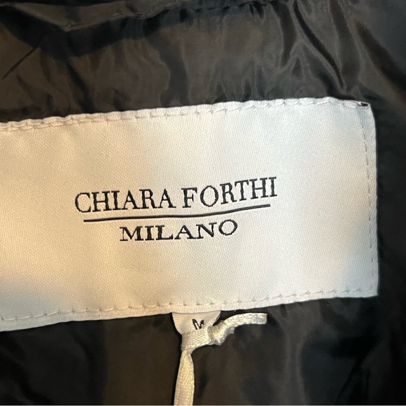 Chiara Forthi Milano Black Vest Size M NWT's - Picture 3 of 5